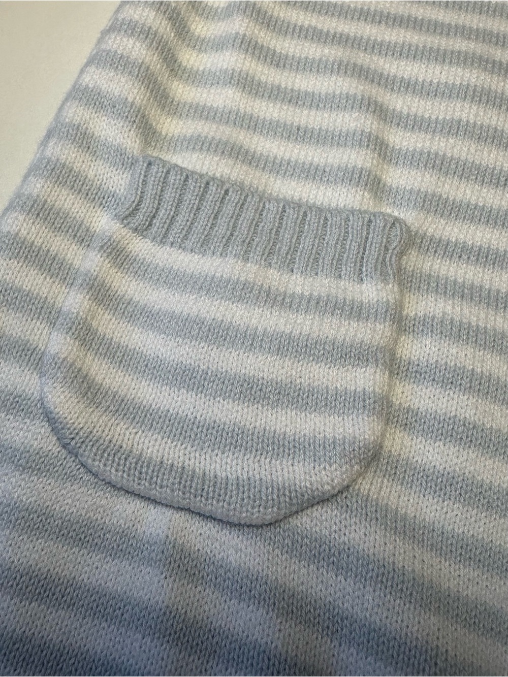 Elegant Baby Luxury Striped Knit Romper/Jumpsuit 3-6 M - Picture 5 of 6